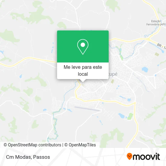 Cm Modas mapa