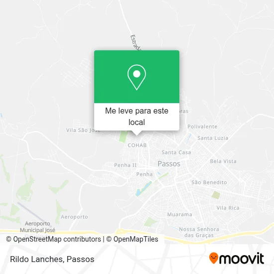 Rildo Lanches mapa