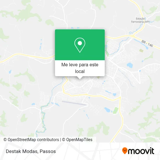 Destak Modas mapa