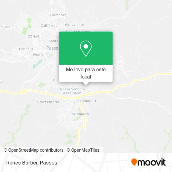 Renes Barber mapa