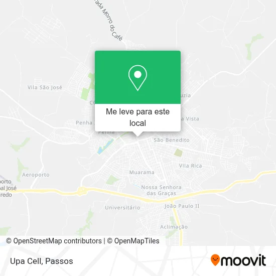 Upa Cell mapa