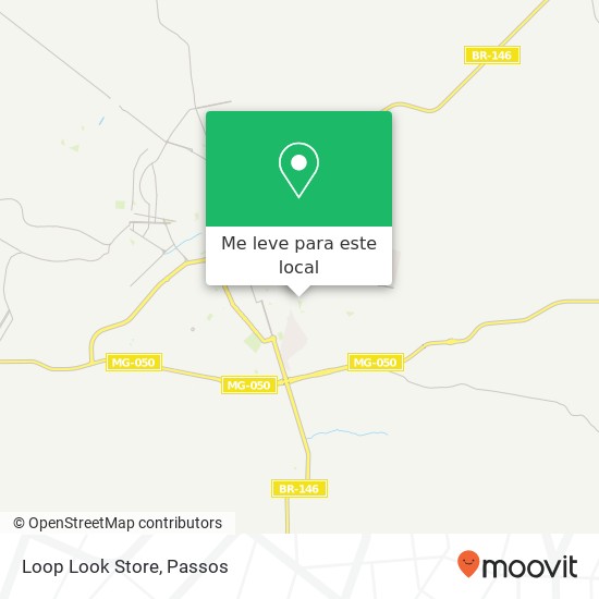 Loop Look Store, Avenida das Nações, 145B Vila Rica Passos-MG 37901-034 mapa