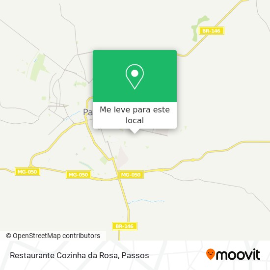 Restaurante Cozinha da Rosa mapa