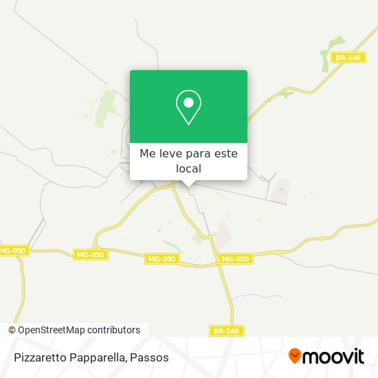 Pizzaretto Papparella mapa