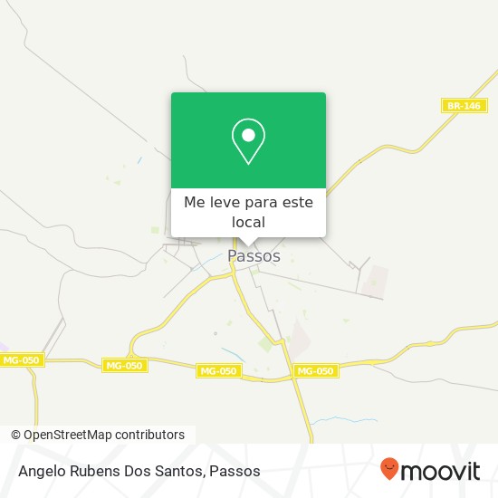 Angelo Rubens Dos Santos, Rua Santo Antônio, 16 Centro Passos-MG 37900-082 mapa