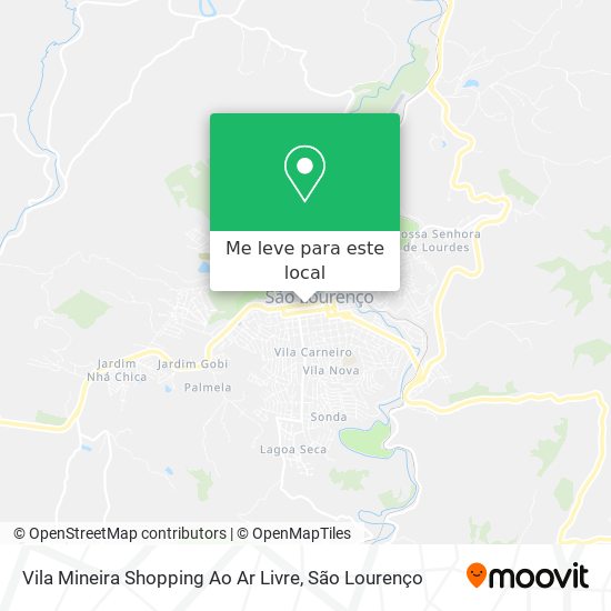 Vila Mineira Shopping Ao Ar Livre mapa