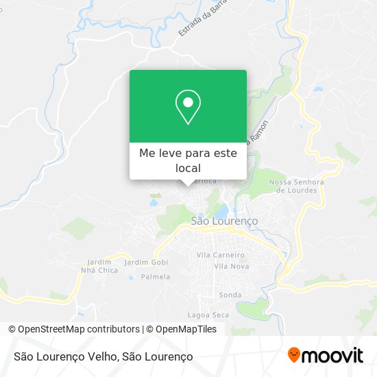 São Lourenço Velho mapa
