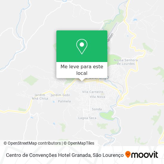 Centro de Convenções Hotel Granada mapa