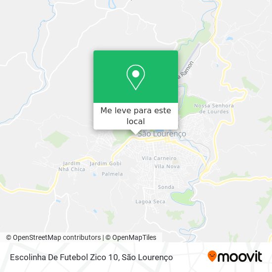 Escolinha De Futebol Zico 10 mapa