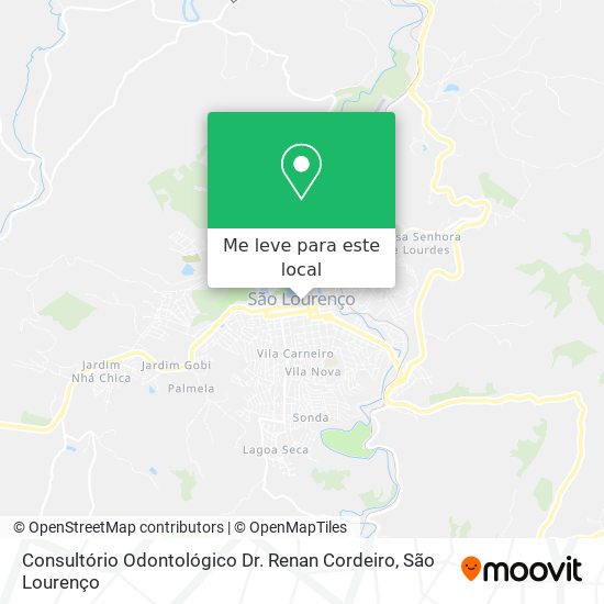 Consultório Odontológico Dr. Renan Cordeiro mapa