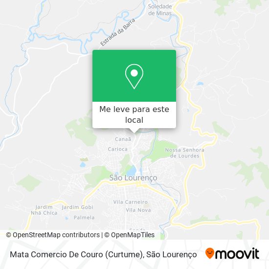 Mata Comercio De Couro (Curtume) mapa
