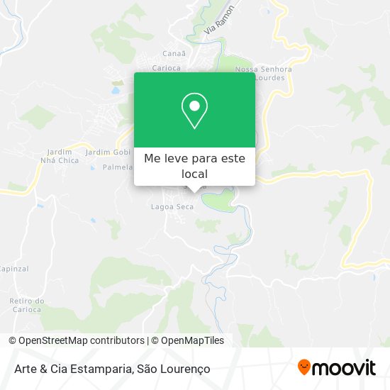 Arte & Cia Estamparia mapa