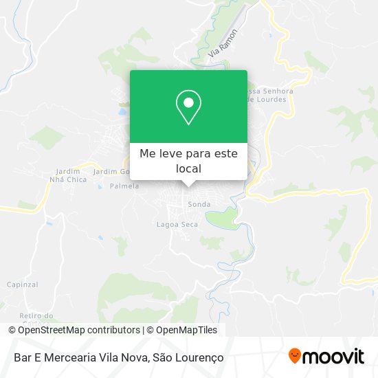 Bar E Mercearia Vila Nova mapa