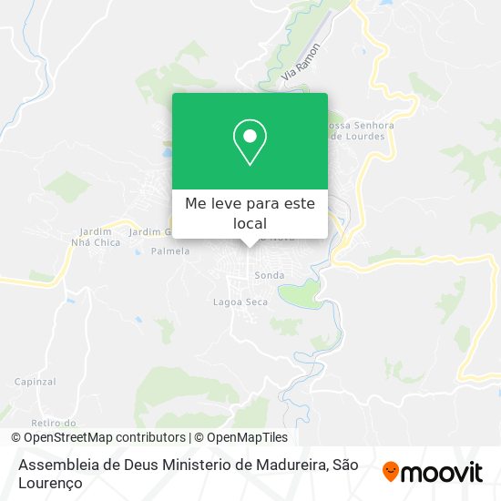 Assembleia de Deus Ministerio de Madureira mapa