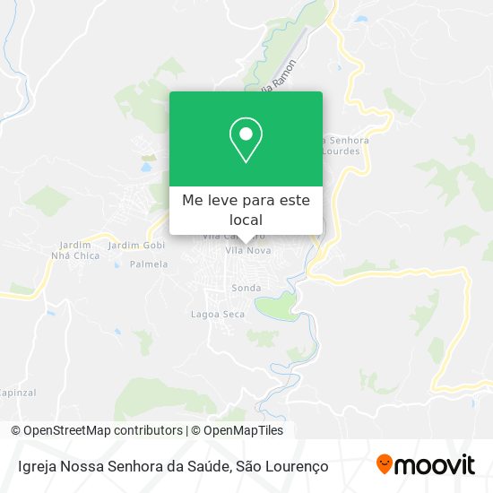 Igreja Nossa Senhora da Saúde mapa