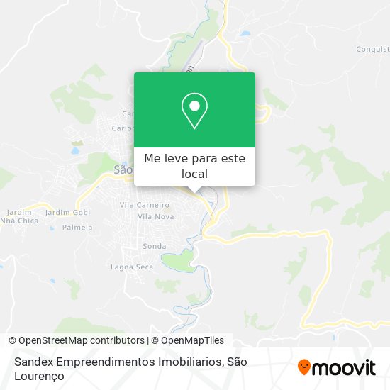 Sandex Empreendimentos Imobiliarios mapa