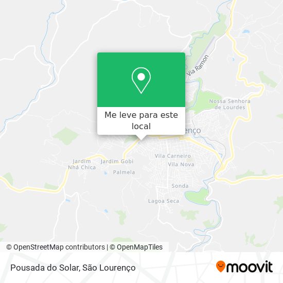 Pousada do Solar mapa