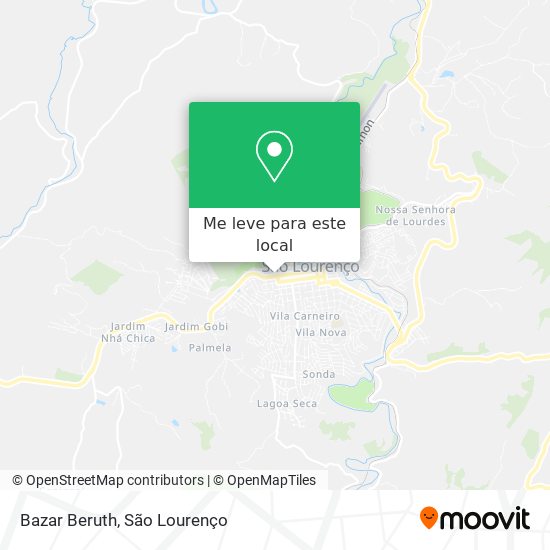 Bazar Beruth mapa