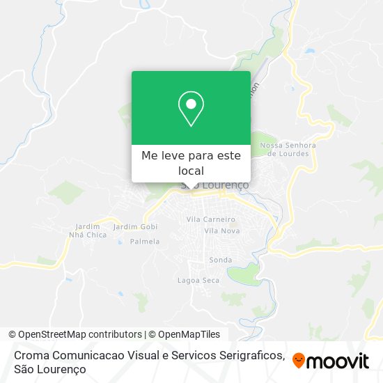Croma Comunicacao Visual e Servicos Serigraficos mapa