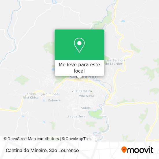 Cantina do Mineiro mapa