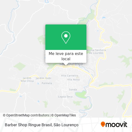 Barber Shop Ringue Brasil mapa
