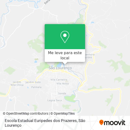 Escola Estadual Euripedes dos Prazeres mapa