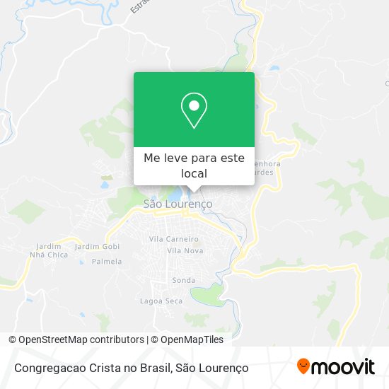 Congregacao Crista no Brasil mapa