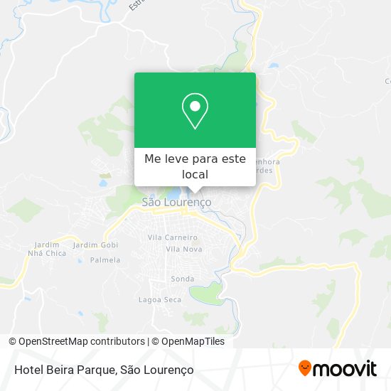 Hotel Beira Parque mapa