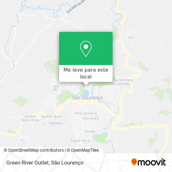 Green River Outlet mapa