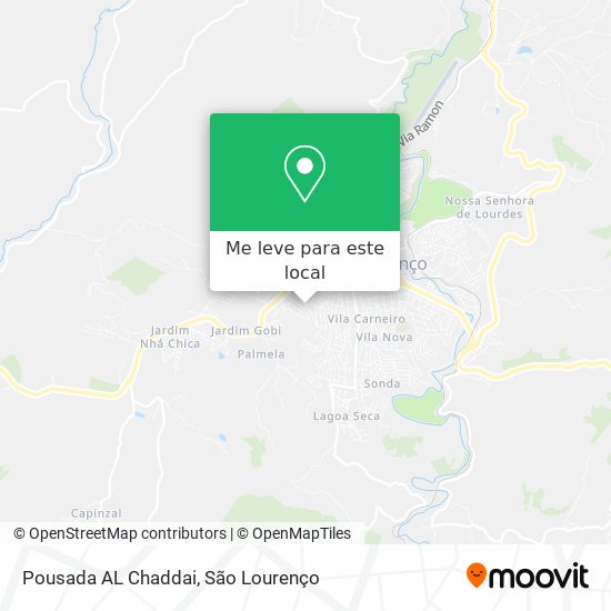 Pousada AL Chaddai mapa