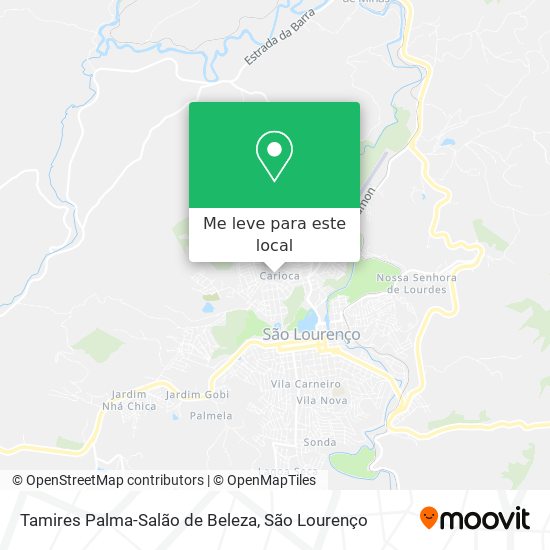 Tamires Palma-Salão de Beleza mapa