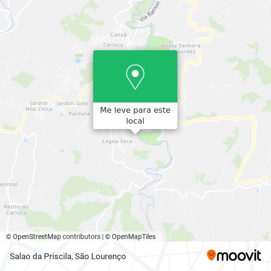 Salao da Priscila mapa