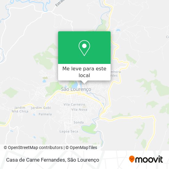 Casa de Carne Fernandes mapa
