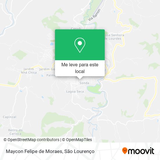 Maycon Felipe de Moraes mapa