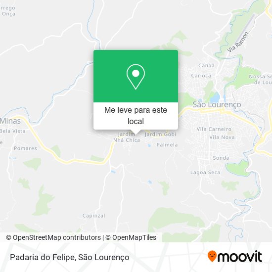 Padaria do Felipe mapa