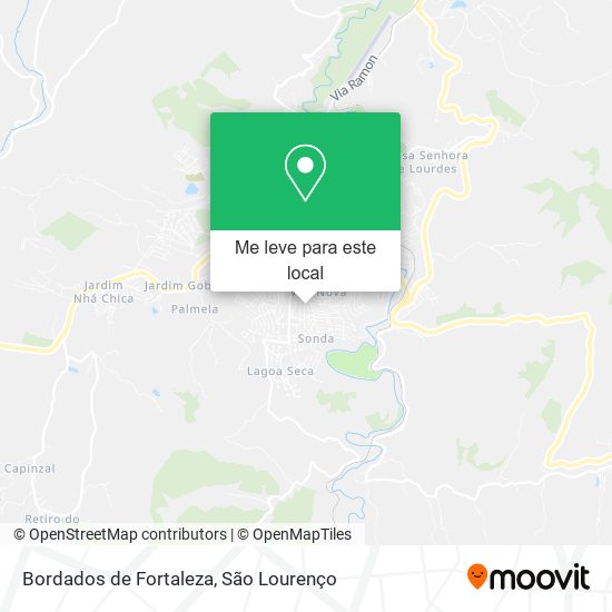 Bordados de Fortaleza mapa