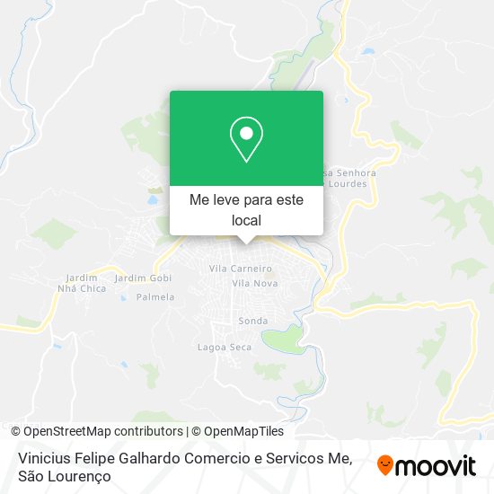 Vinicius Felipe Galhardo Comercio e Servicos Me mapa