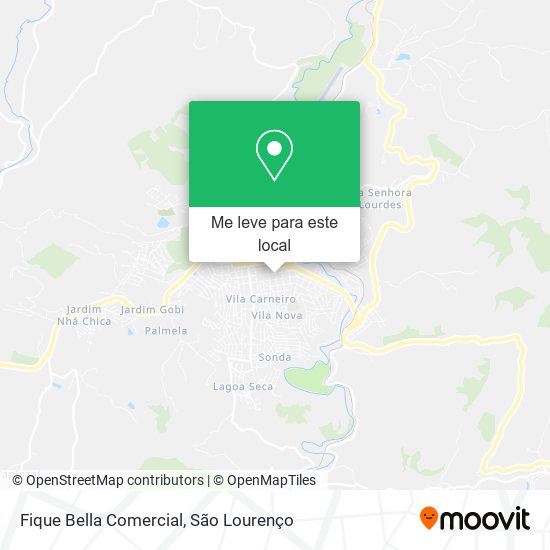 Fique Bella Comercial mapa