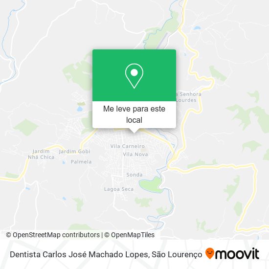 Dentista Carlos José Machado Lopes mapa