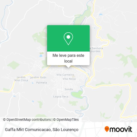Gaffa Mkt Comunicacao mapa