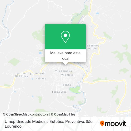 Umep Unidade Medicina Estetica Preventiva mapa