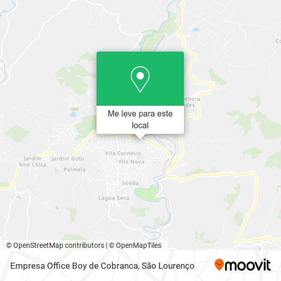 Empresa Office Boy de Cobranca mapa