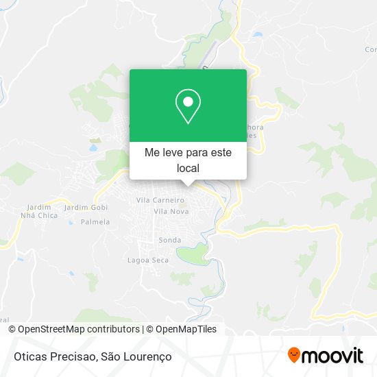 Oticas Precisao mapa