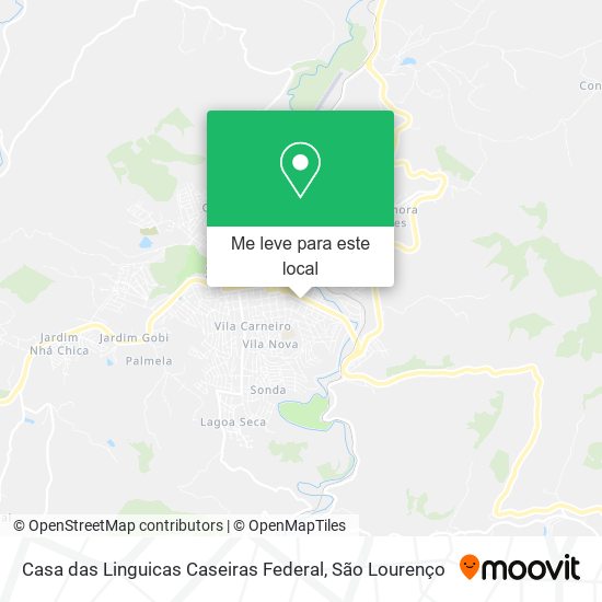 Casa das Linguicas Caseiras Federal mapa