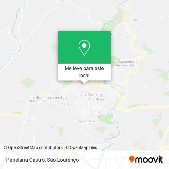 Papelaria Castro mapa