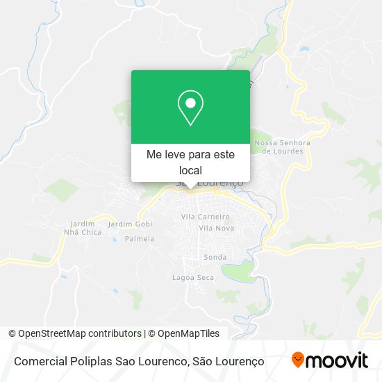 Comercial Poliplas Sao Lourenco mapa