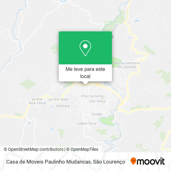 Casa de Moveis Paulinho Mudancas mapa
