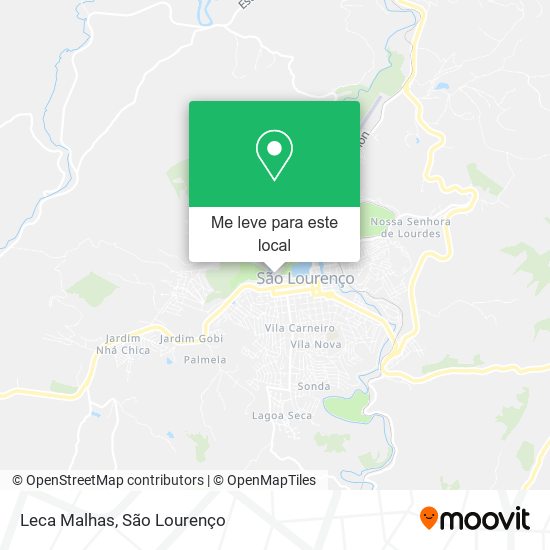 Leca Malhas mapa