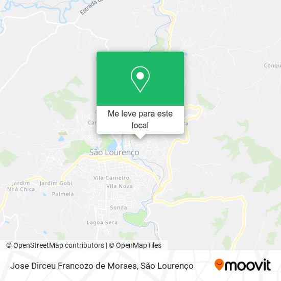 Jose Dirceu Francozo de Moraes mapa