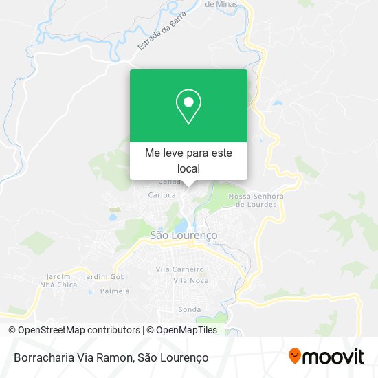 Borracharia Via Ramon mapa